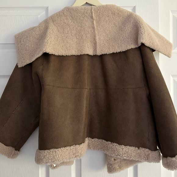 Nour Hammour Dancy Shearling Jacket - Picture 6 of 6